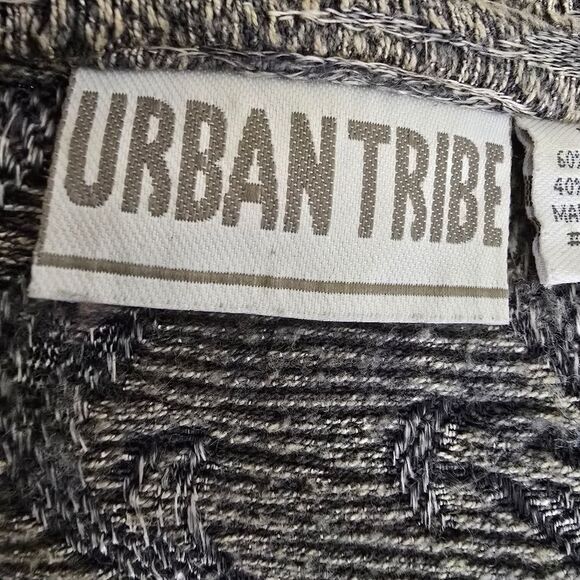 Urban Tribe Tapestry Jacket Women's Size Medium Boho Artsy Patch Jacquard Velour - Picture 3 of 11